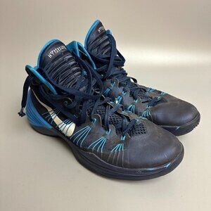 Nike Hyperdunk 2013 TB Shoes Mens‎ 12.5 Blue Basketball Sneakers Logo 584433-400